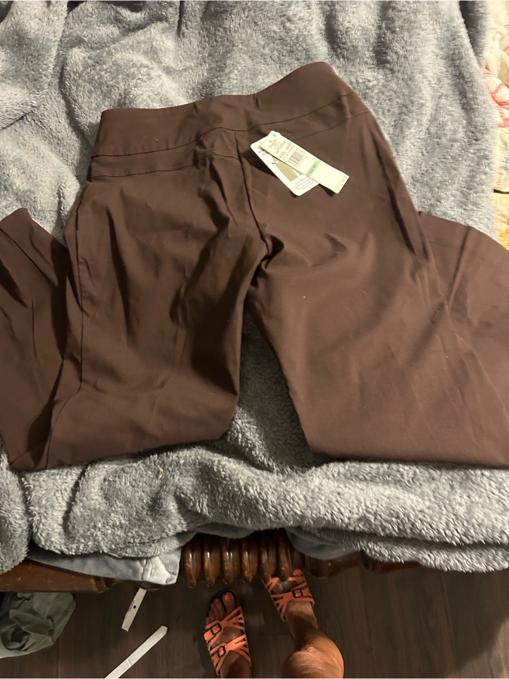 Ruby Rd. Women's Dark Brown Pants - Picture 2 of 7